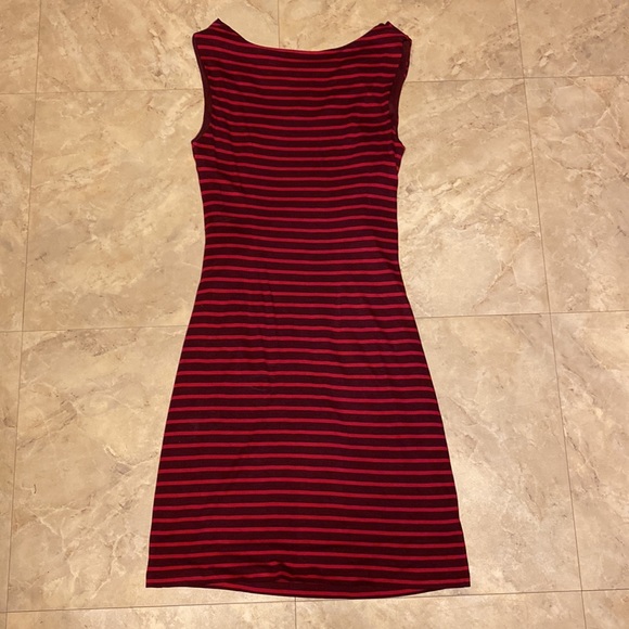 LOFT Striped Cotton Dress - Picture 4 of 4